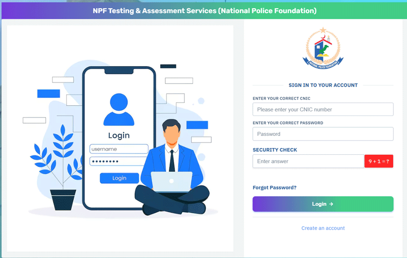Npftas.pk Login Portal